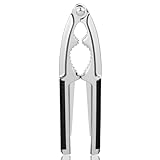 Tyqour Nussknacker Walnüsse Nutcracker Metall Walnussknacker mit rutschfeste Griff Nüsse Knacker Haselnussknacker Walnüsse Nussknacker für Alle Arten von Nüssen, Hummercracker, Krabbencracker