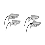 HANABASS 4 Stck. Teiliges Miniatur Dummy Überwachungskamera aus Legierung für Puppenhaus Dekoration Kreative Realistische Kamera Attrappe für Puppenhaus und Miniaturmöbel