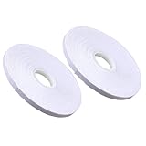 Jorzer 2 Rollen doppelseitiges Stoffband, 22 Yard, waschbar, doppelseitig klebendes Stoffband zum Nähen, Basteln, Dehnbare Stoffe