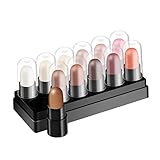 Healvian 12 Stück 12 Shadow Box Lidschattenstift Eye Highlighter Stick Liegender Seidenraupenstift Lidschattenstift Mädchen Make Up Zubehör Creme Lidschatten Augenaufheller Stift