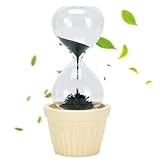 Sanduhr Magnetisch - Ästhetische Sandlandschaft Deko | Aromatherapie Duftöl Diffusor | Kreative Glasuhr Timer Für Zeitmanagement Backen Kochen Meditation Lernen
