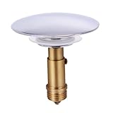 HOLIDYOYO 1Satz Praktischer Wasserstopfen Robuster Abflussstopfen für Badewanne und Waschbecken mit Haarsieb Funktion für Bad und Langlebig