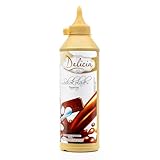 'Schokolade' Dessertsauce | Verführerischer Topping in einer 600g - Flasche | Delicia Dessertsoße - Vielseitige Verwendung - Entfalten Sie Ihre Kreativität