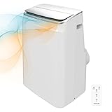 Cecotec Tragbare Klimaanlage mit Fernbedienung und Wärmepumpe ForceClima 12600Heating. 12000 BTU, LED-Display, 5 Modi, Entfeuchtungsfunktion, Abdeckung 28 m²