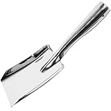 BCOATH Edelstahl Gartenschaufel Klein Multifunktionale Rostfreie Pflanzkelle mit Verdickter Klinge Ergonomisch für Gartenarbeit und Bodenbearbeitung Geeignet