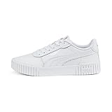 PUMA Damen Carina 2.0 Turnschuhe, Puma White Puma White Puma Silver, 40 EU