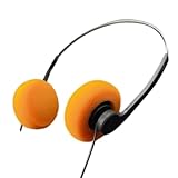 EHOTER Retro-Over-Ear-Kopfhörer Mini-Stereo-Kopfhörer leicht, mit Kabel Vintage-Feelings Bügel-Kopfhörer 80er-90er-Jahre Vintage-Headset kabelgebunden für die meisten Handys (A)