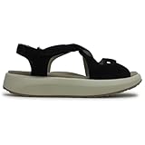 JOYA Damen Jenny Velour Leather Black Sandalen 38 EU