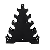 TOGEVAL Stufiger Vertikaler Hantelständer aus Robustem Platzsparender Doppel seiten Hantelbaum zur Kurzhantel Aufbewahrung Kompakter Fitness Gewichtsständer für Zuhause und Gym