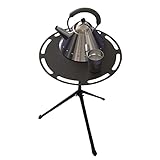 Klappbarer Picknicktisch, runder und tragbarer Campingtisch | Outdoor Picknicktisch - Outdoor Esstisch aus Aluminiumlegierung, Klapptisch für den Außenbereich, runder Klapptisch, co