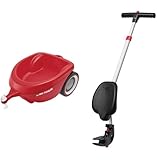 Big-Bobby-Car Neo Trailer Rot - Bobby-Car Anhänger & Multi-Schubstange - 4-Fach höhenverstellbare Schiebestange, für die Big-Bobby-Car Modelle Classic, Next, New und Neo, für Kinder ab 1 Jahr