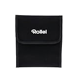 Rollei 3er Rundfiltertasche. Filtertasche in schwarz zur sicheren Aufbewahrung für 3 Schraubfilter bis zu 82mm Durchmesser.