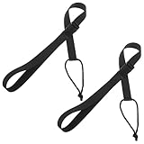 Parliky Pack Snowboardleine Für Damen Sicherheitsleine Für Snowboards Wintersportzubehör Ersatzteile Für Snowboards Skiseile Snowboardleine Schwarz