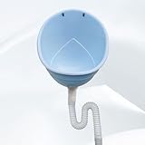 Kunststoff-Urinale für Männer, wasserfreie Urinale mit Schlauch,Großer Outdoor-Camping-Urinal-Umsteller für öffentliche Toiletten,Wandmontierte spritzwassergeschützte Spülurinale Komposttoilette