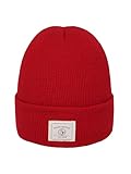 SCHIETWETTER Accessoire Beanie Mütze Möwe, Strickmütze, mehrere Farben, Mütze warm & modisch rot OS