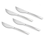 Buddy's Blades - Pizzamesser, 4er Set, Pizza Messer Set, Messerset, Wellenschliff, Geschenkbox, Klingenlänge 11 cm, 23 cm Länge, Edelstahl