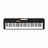 Casio CT-S100 CASIOTONE Keyboard mit 61 Standardtasten und Begleitautomatik, schwarz