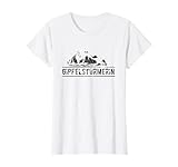 Gipfelstürmerin Berge T-shirt für Frauen die Bergsteigen T-Shirt