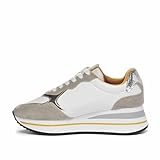 Kappa Damen Geena Low Cut Retrorun | Woman | Size 38 | White/Yellow Sneaker, Weiß, Gelb, Gold, EU