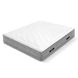 WIN REST Federkernmatratze, 180 x 190 cm, viskoelastisch, doppelseitig, Modell Samyn, 29 cm hoch, Cloudfoam-Schaum mit mittlerer Festigkeit, Strechgewebe, hypoallergen