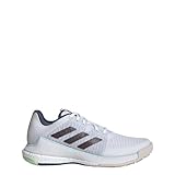 adidas Crazyflight Damen Hallenschuhe, Weiß/Aurora Metallic/Bright Red, 7