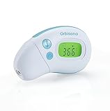Orbisana FTM 320 Fieberthermometer 3 in 1 - Farbige Ampel-Anzeige als Temperatur-Indikator, Energiesparend: automatische Abschaltung, ideal für unterwegs und auf Reisen