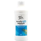 Mont Marte Acryl Medium – 500ml – Flow Medium für glatte, lange Pinselstriche – Farbflussverbesserer für Acrylfarben