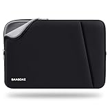 BAAGOAZ 11-13 Zoll Laptop Hülle Tasche für 11,6 Zoll PC Notebook Chromebook, und 13,3/13,6 Zoll MacBook Pro Air M4 M3 M2 M1 2025 2024 2023 2022 & Surface Schutzhülle Laptophülle Laptoptasche, Schwarz