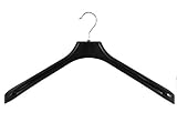 Kleiderbügel für Jacken & Mäntel, breit, XL, 48 cm, schwarz, NEU, 10 Stück