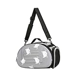 Kisangel Haustiertasche Reisetaschen Reisetasche Für Katzen Rucksack Rucksack Tragetasche Für Haustiere Rucksack Für Katze Waschbare Katzentasche Katze Reisen Welpen Rucksack Eva Grey