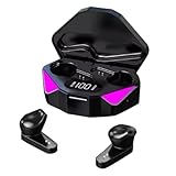 Generisch Wireless Game -Ohrhörer - - -Headset, Leichte In -Ear -Ohrhörer mit klarem Sound | Kopfhörer mit Batterieanzeige Lichtmodus niedriger Latenz, sicherer Audioschutz für Kinder, Comfortab