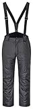 icefeld Herren Winterhose/Thermohose/Schneehose, schwarz (Black) Größe L