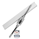 AM-Zerspanungstechnik Windeisen | verstellbares PRO Windeisen für Gewindebohrer | Auswahl verschiedener Halter, verstellbar für Gewindeschneider Set - M5-M20 | Größe 3