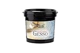 Rich Gesso Grundierung 1200 GR, Weiß, Acrylfarben und Ölfarben oder Grundierung für Malerei, Malfarbe, Leinwände, Wasserbasierter, Hochpigmentierter, Vielseitige Anwendung auf Holz, Stoff & Papier