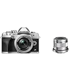 Olympus OM-D E-M10 Mark IV Micro-Four-Thirds-Systemkamera-Kit & M.Zuiko Digital 45mm F1.8 Objektiv, lichtstarke Festbrennweite
