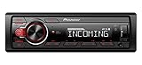 Pioneer MVH-330DAB-AN, 1DIN Autoradio mit RDS und DAB+, USB, AUX-Eingang, Bluetooth, geringe Einbautiefe, inklusive DAB-Antenne