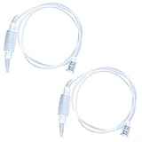 Zasiene Schlauch Lebensmittelecht 2 Stück Wein Heberfiltersatz Weinheber Weinfilter Siphonröhre Kunststoff