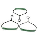 Gatuida 3 Stück Teiliges Pferde Rinderhaar Ergonomischer Hufkratzer und Fellpflegekamm zum Schonenden Entfernen von Schmutz und Losem Haar Langlebig und Hautschonend für Haustierpflege