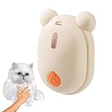 Ruwshuuk Wasserbürste für Katzen, Katzendampfbürste,Pflege von Doppelkämmen Dampf wiederaufladbarer Kamm - Smart Massage Electric Tragbares Schuppenwerkzeug Anti -Statik für Reisehaushalte