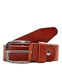 JACK & JONES Herren Jjipaul Jjleather Belt Noos G rtel, Braun (Mocha Bisque Mocha Bisque), 95 cm (Herstellergröße: 95) EU