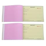 SHERCHPRY 2 Stück Quittungsblock Din A6 14,6 X 10,5cm für Kleinunternehmen mit Bestellformular und Belegbuch für Zahlungsabwicklung und Buchführung
