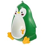 CORHAD Urinal Pinguin Stehend mit Saugnäpfen Großer Fassungsvermögen Höhenverstellbar für Jungen Töpfchentraining Wandmontage Praktisches Toilettentrainer Geschenk