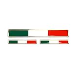 4R Quattroerre.it 32108 3D Aufkleber Italien Flagge Sticker HQ, 3 Stück