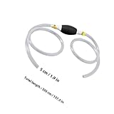 FUNOMOCYA Manuelle Ölabsaugpumpe mit Schlauch Kraftstoff Wasser transferpumpe Leicht Effizient Tragbar für Auto LKW und Outdoor Einsatz