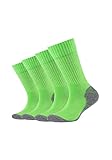 Camano Kinder Sportsocken pro tex 4er Pack 31/34 green flash