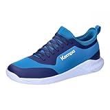 Kempa Kourtfly Junior Sport-Schuhe, blau/weiß, 37 EU