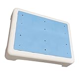 Cabilock rutschfeste Kurze Trittstufe Badezimmer Tritthocker für Badewanne und Toilette Sicherheitsmatte für Senioren Blau Stabiler Duschhocker für zusätzlichen Halt im Bad