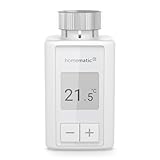 Homematic IP Smart Home Heizkörperthermostat – Flex, digitaler Thermostat Heizung, Steuerung per App, Alexa, Google Assistant, einfache Installation, Energie sparen, 160230A0