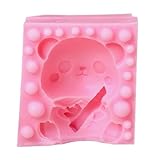 Silikonformen, Schokoladenformen, Fondantformen, Panda-Form, Backformen, Kuchen, Dessert, Silikon-Textur