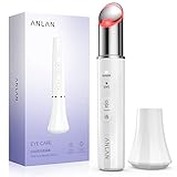 Augenmassagegerät,ANLAN 40±2℃ Gesichtsmassagegerät Eye Fresher Elektrisch EMS Gesicht Gerät 5 Modi LED Lichttherapie Facial Massager für augenringe entfernen,Face & Eye massager Anti Falten Anti Aging